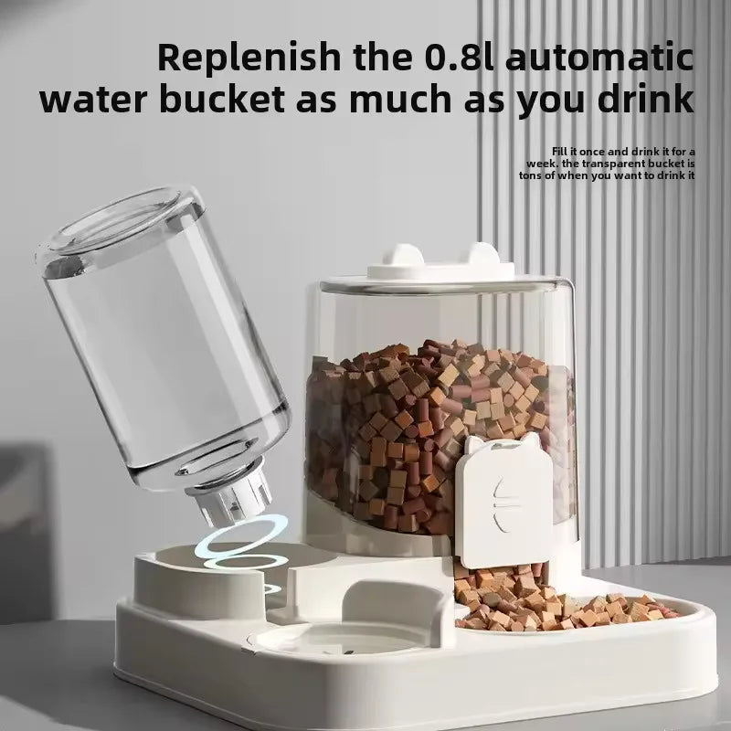 Automatic Pet Feeder and Water Dispenser